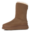 FitFlop Women's Boots Gen-ff Short Double Faced Shearling Booots Desert Tan 