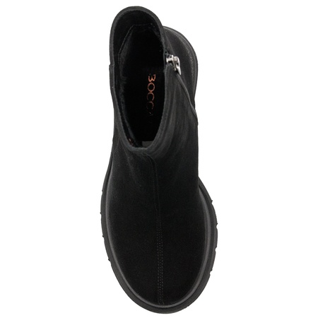 Leather Boccato boots on the Black post