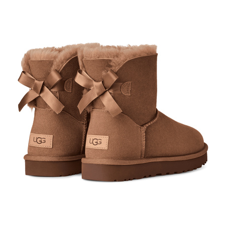 UGG 1016501 Mini Bailey Bow II Rocky Oak Boots