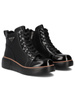 Filippo Women's Patent Leather Insulated Boots Black