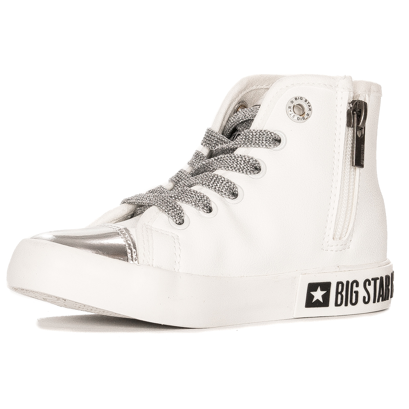 Big Star Children's sneakers for girls High White