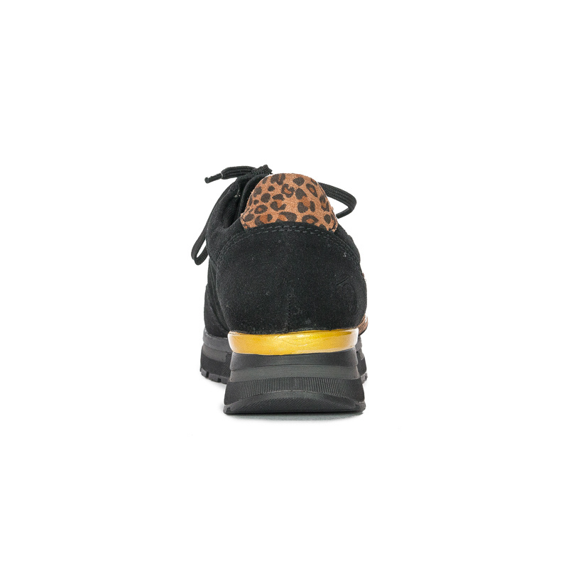 Rieker N7809-00 Schwarz/Black/Leo-Nuss Sneaker