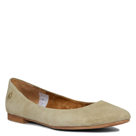 Maciejka Minimalist Ballet Flats Suede Celadon 4100W-03/00-8
