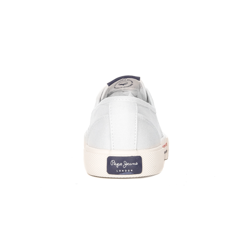 Trampki tenisówki damskie Pepe Jeans White Brandy W Basic Białe