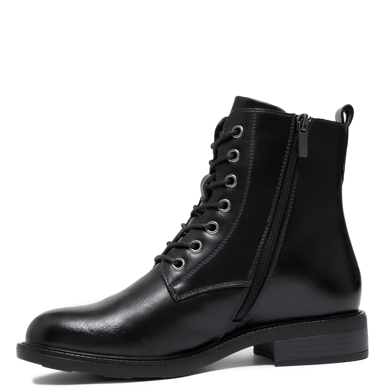 T.Sokolski Leather Womens Boots Warm Lined Black POWZ25214BK