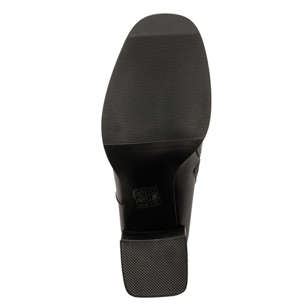 Filippo Black women's insulated boots on a post