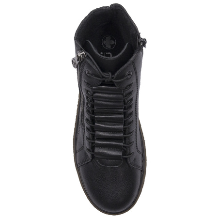 Rieker Warned Black Boots