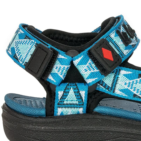 Lee Cooper Children's sandals for boys Black-Blue