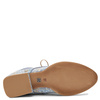 Maciejka Leather Perforated Boots Ankle Lace-Up Low Heel Blue-Beige 07322-06/00-1