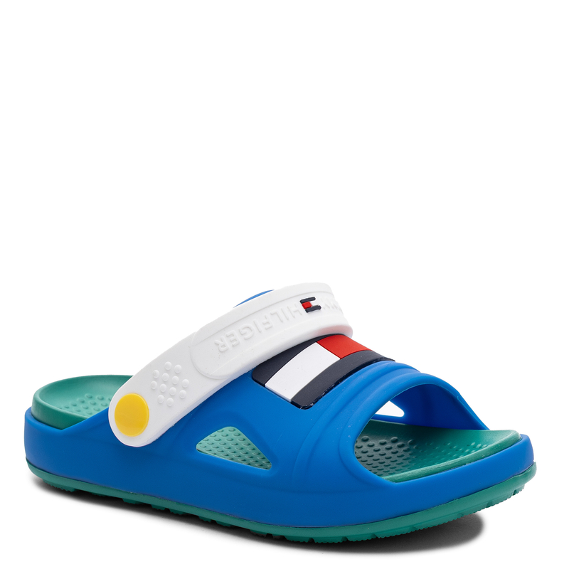 Tommy Hilfiger Sandały Dziecięce Chłopięce Niebieskie T3XF-34401-BL-WH