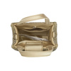 Guess Torba damska wieczorowa Lua Mini Gold złota z cyrkoniami