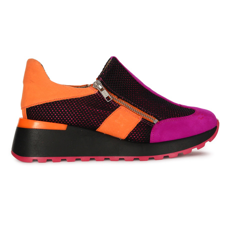 Maciejka Półbuty Damskie Skórzane Multikolor