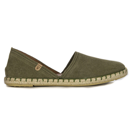 Verbenas Carmen Serraje Kaki Khaki Espadrilles