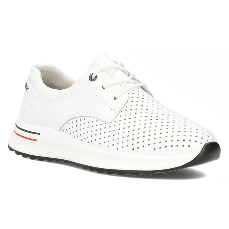 Filippo Sneakersy Damskie Skórzane Białe