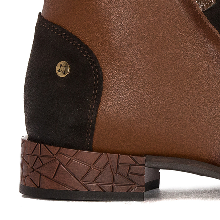 Maciejka 05701-02/00-7 Brown Lace-Up Boots