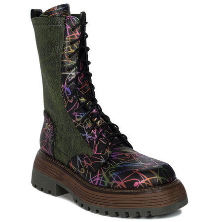 Maciejka Women's Black and Green Boots
