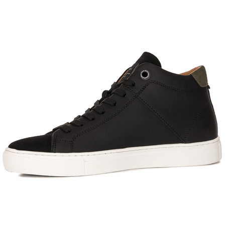 Pepe Jeans Sneakersy buty męskie Joe Cup Half Boot Black czarne