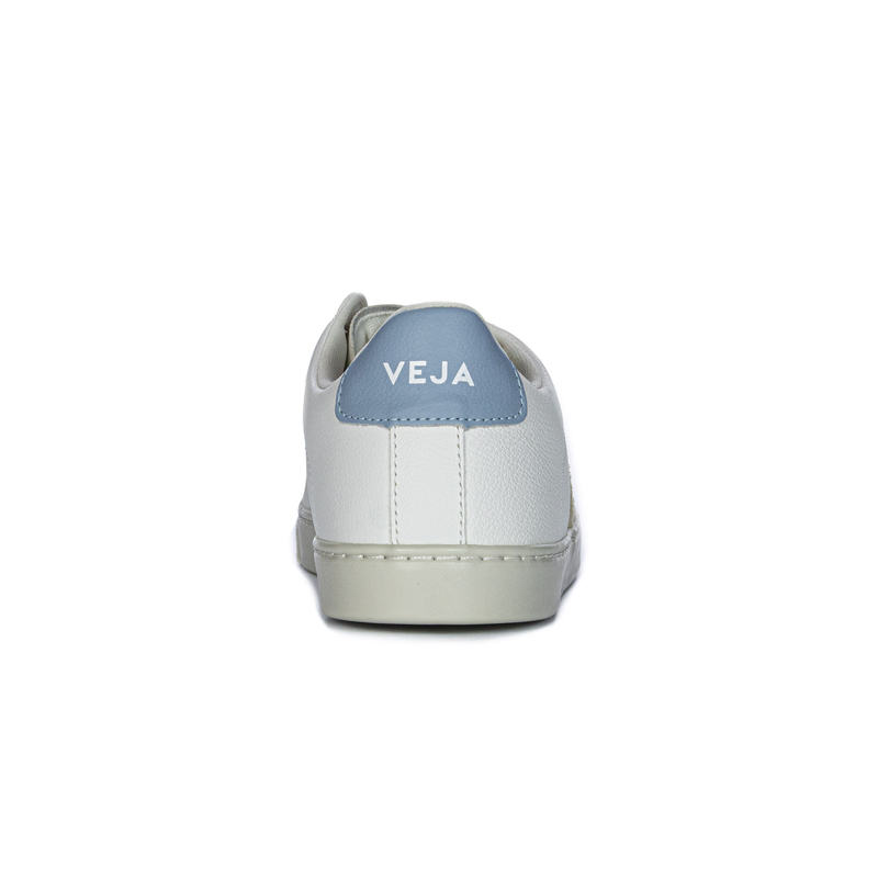 Veja Sneakersy damskie skórzane White Sable Steel białe