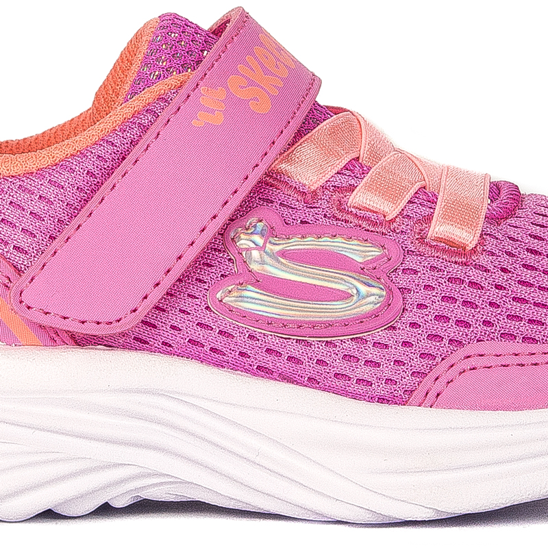 Skechers Sneakersy Dziewczęce Różowe Pomarańczowe