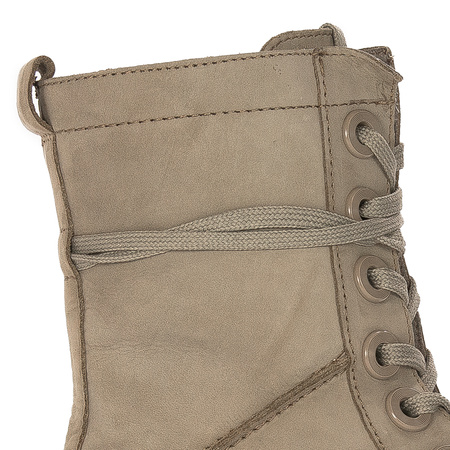 Marco Tozzi Taupe Nubuk Leather Boots