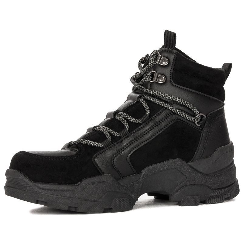 Lee Cooper Buty zimowe trekkingowe damskie Black czarne