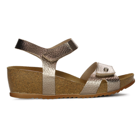 Maciejka Women's Leather Sandals Gold