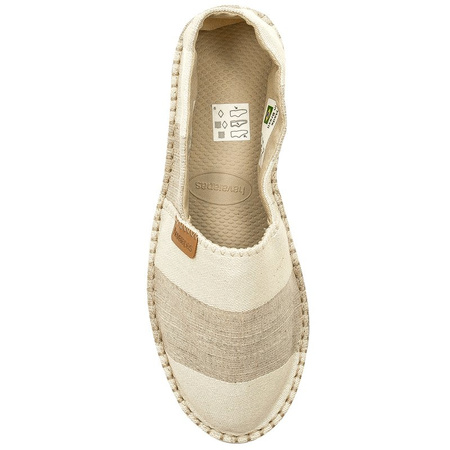 Havaianas Półbuty damskie Hav Espadrille Classic Flatform Eco Natural