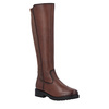 Rieker Women’s Leather Knee-High Boots Elastic Panel Brown R6594-24