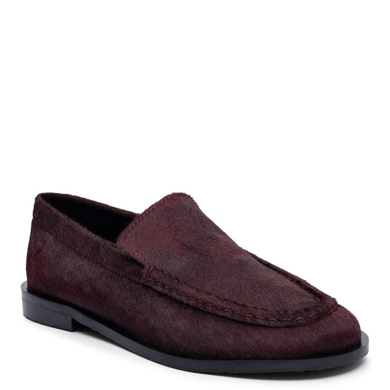 Gioseppo Skórzane Półbuty Damskie Bordowe 80770-BURGUNDY