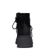 Maciejka Suede Platform Ankle Boots Black 06309-01-00-8
