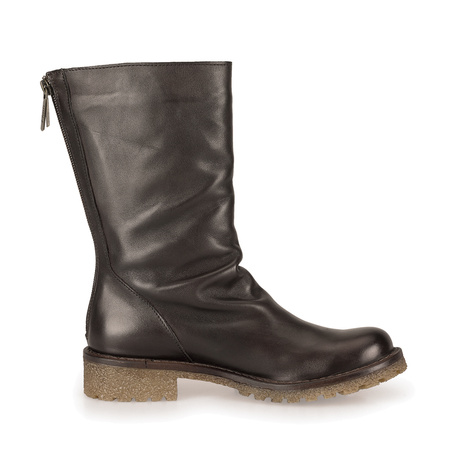 Felmini Women's Brown Leather Ankle Boots