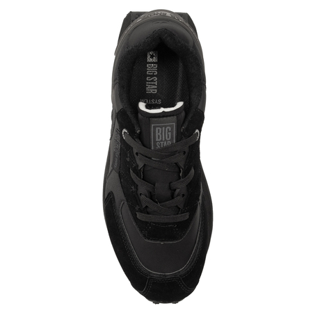 Big Star Men's Black Half Shoes