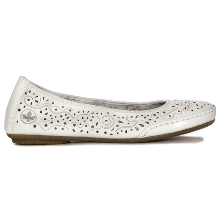 Rieker White Ballerina