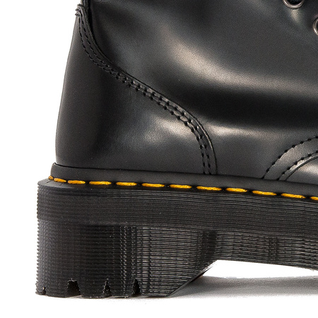 Dr. Martens Botki glany damskie skórzane Jadon Black czarne