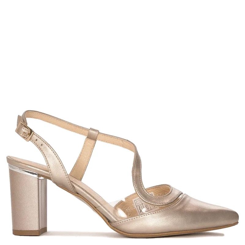 Bioeco Women Pumps On Heel Beige