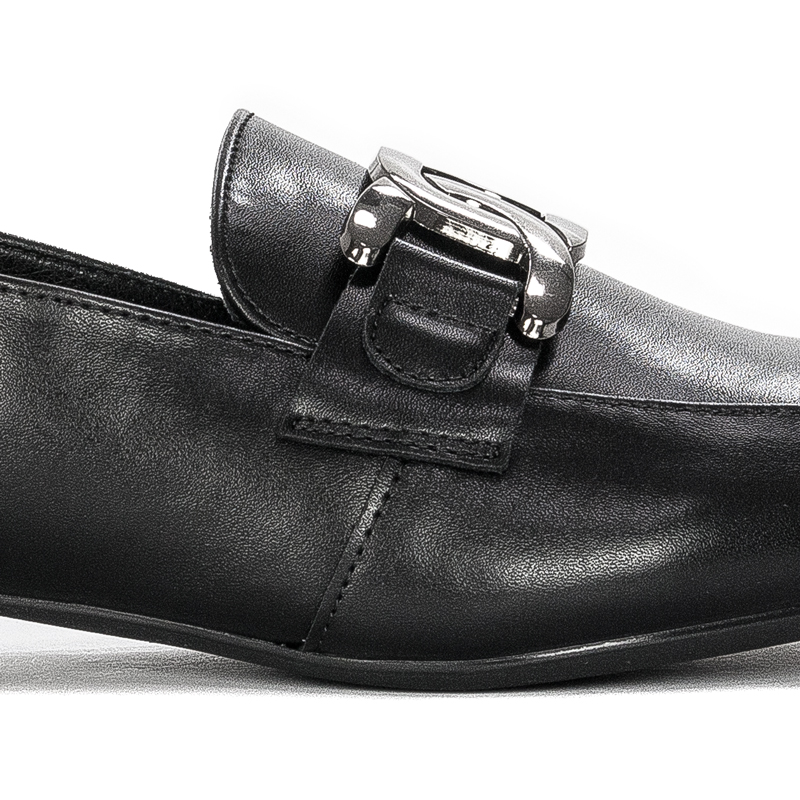 Women's Loafers Shoes Sergio Leone Black