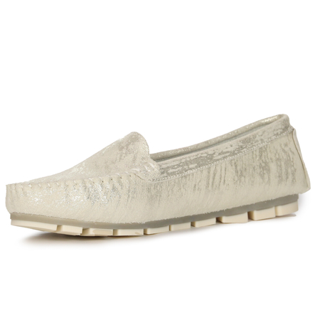 Filippo Women's Moccasins Leather Gold