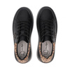 Filippo Black Leopard Leather Sneakers
