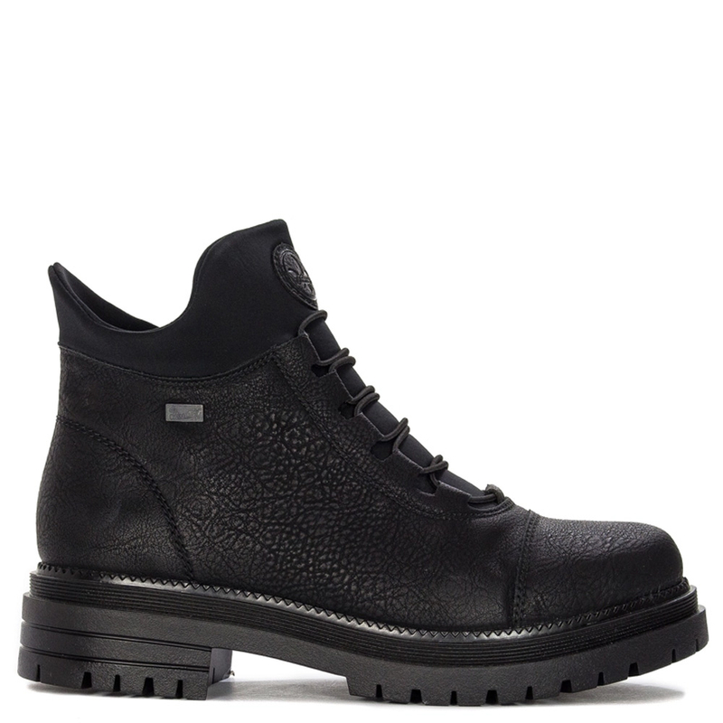 Rieker Y3163-00 Warned Black Boots