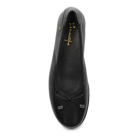 Maciejka Leather Slip-On Platform Loafers Black P6504-01-00-1