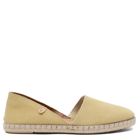 Verbenas Carmen Espadryle Skórzane Żółte CARMEN-SER-BRULEE