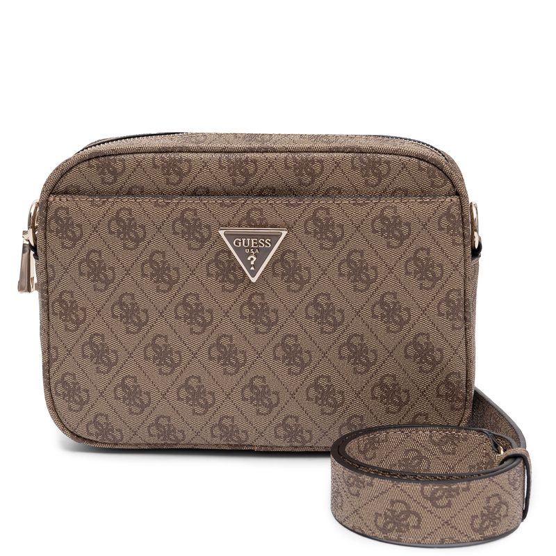 Guess Meridian Torebka Listonoszka Monogram Beżowa HWSG6974140-BEIGE