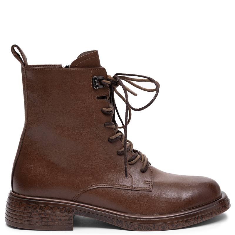 Maciejka Leather Ankle Boots Elegant Women’s Brown K7751-29/00-7