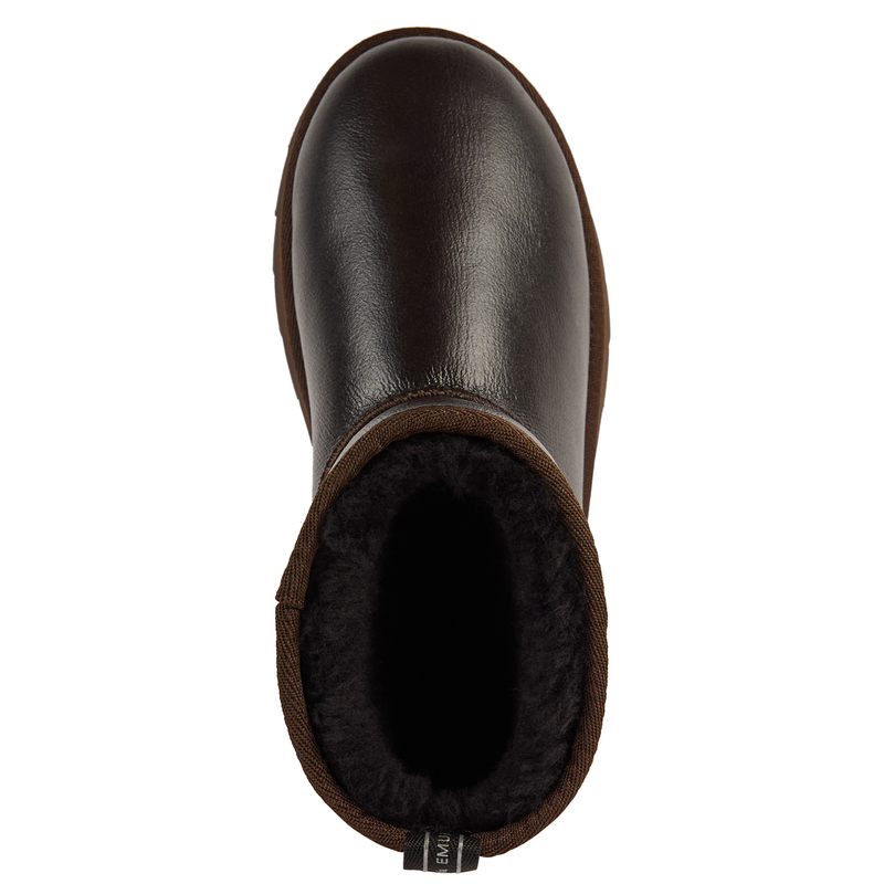 EMU Australia Sharky Mini Town Flatform Chocolate W13340-Choc