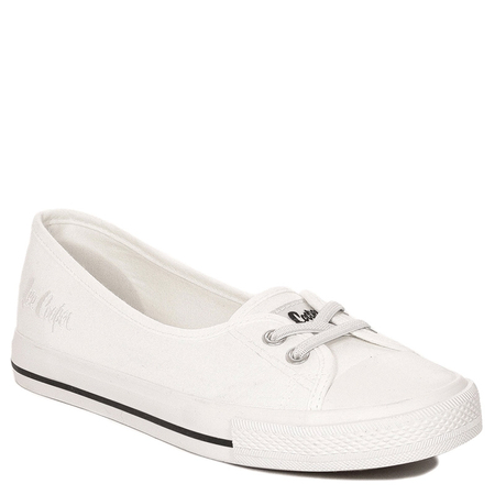Lee Cooper Women's Fabric Slip-On Sneakers Low White LCW-26-31-4356L