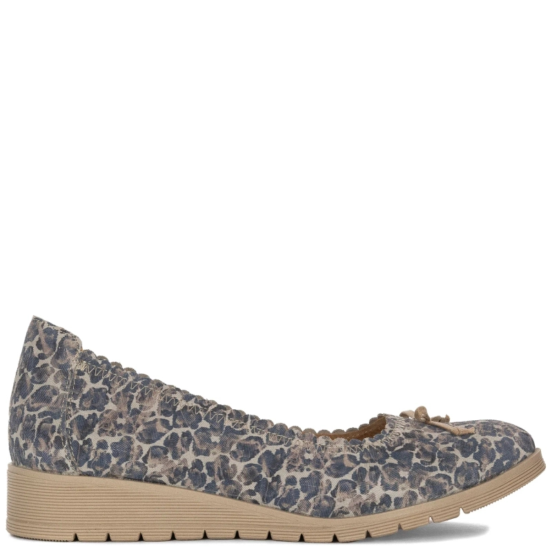 Maciejka Navy Blue Flat Shoes