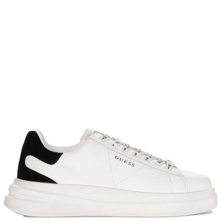 Guess Sneakersy Męskie Biało Czarne