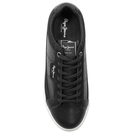 Pepe Jeans Sneakersy buty męskie Black Barry Smart czarne