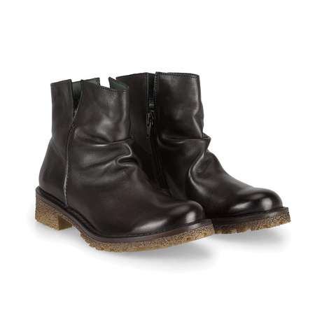  Felmini Women's Brown Leather Ankle Boots