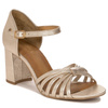 Maciejka Women's Sandals On Heel Gold